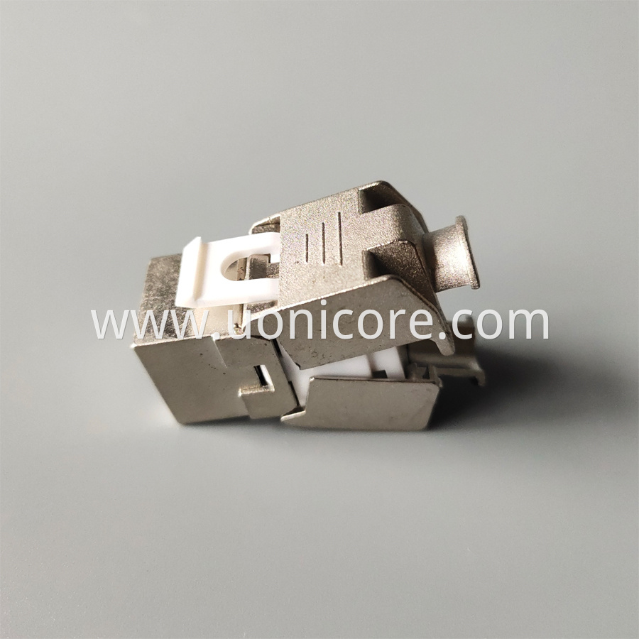 Improved STP FTP CAT6A keystone jack